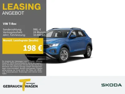 Gebraucht VW T-Roc Life 116 PS (85 kW) 2025 Blau SUV