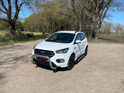 Gebraucht Ford Kuga ST-Line 150 PS (110 kW) 2018 Weiß SUV