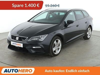 Gebraucht Seat Leon FR 125 PS (91 kW) 2018 Schwarz Kombi