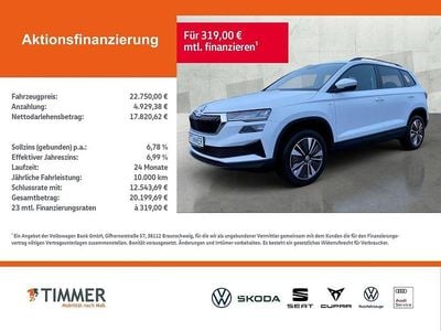 Gebraucht Skoda Karoq Tour 150 PS (110 kW) 2023 Weiß SUV