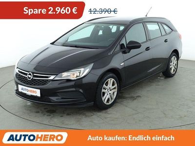 Gebraucht Opel Astra Edition 125 PS (91 kW) 2019 Schwarz Limousine