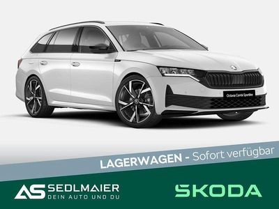 Neu Skoda Octavia SportLine 204 PS (150 kW) 2025 Moonweiss Kombi