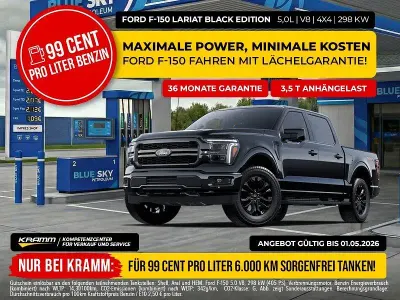 Neu Ford F-150 Lariat 405 PS (297 kW) 2025 Blau Pickup