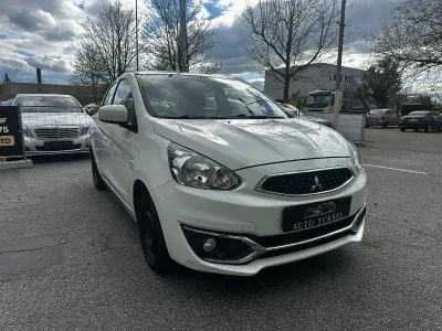 Gebraucht Mitsubishi Space Star Basis 71 PS (52 kW) 2019 Weiß Kleinwagen