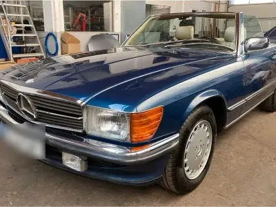Gebraucht Mercedes SL300 188 PS (138 kW) 1988 Blau Cabrio