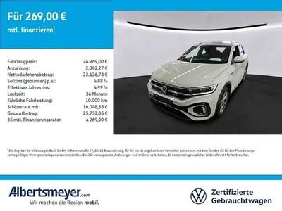 Gebraucht VW T-Roc R-line 81 PS (59 kW) 2024 Grau SUV