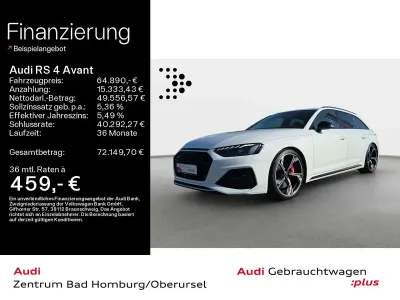 Gebraucht Audi RS4 Ambiente 450 PS (330 kW) 2024 Gletscherweiß metallic Kombi