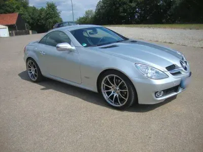 Gebraucht Mercedes SLK200 184 PS (135 kW) 2007 Silber Cabrio
