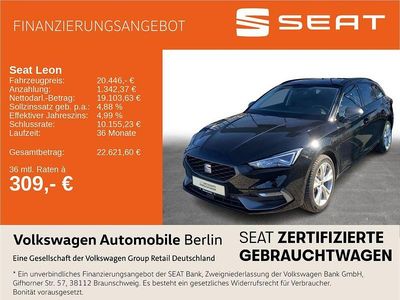 Gebraucht Seat Leon FR 204 PS (150 kW) 2022 Schwarz Kombi