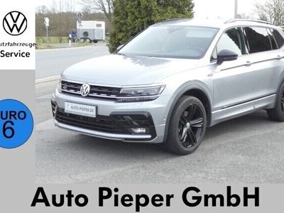 gebraucht VW Tiguan Allspace Highline R-Line Black Style 19Zoll Klima Navi