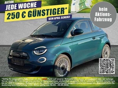Neu Fiat 500 65 PS (47 kW) 2026 Ozean grün Kleinwagen