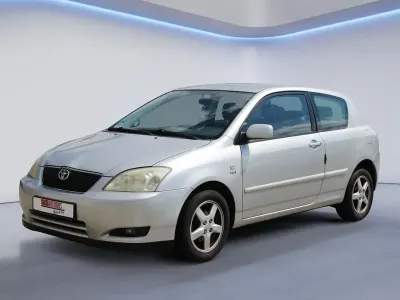 Gebraucht Toyota Corolla Sol 110 PS (80 kW) 2003 Silber Kleinwagen