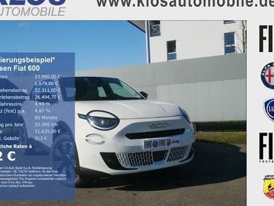 Nouă Fiat 600 Icon 110 CP (80 kW) 2026 Alb SUV