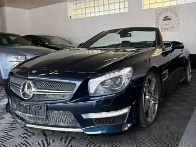 Gebraucht Mercedes SL350 AMG line 306 PS (225 kW) 2012 Blau Cabrio