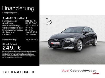 Gebraucht Audi A3 Advanced 150 PS (110 kW) 2025 Mythosschwarz metallic Limousine
