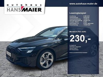 Usata Audi A3 S-Line 150 CV (110 kW) 2024 Nero Berlina