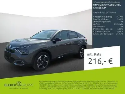 Używany Citroën C4 PureTech 131 KM (96 kW) 2023 Szary SUV