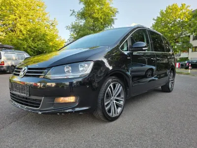 Gebraucht VW Sharan Life 150 PS (110 kW) 2014 Schwarz Van / Kleinbus
