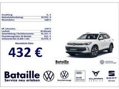 Gebraucht VW Tiguan Life 204 PS (150 kW) 2025 Weiß SUV