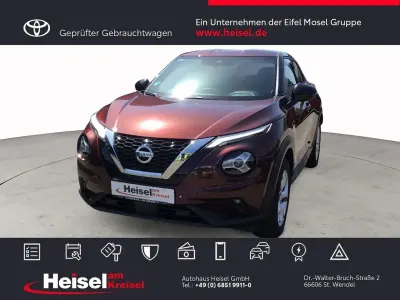 Używany Nissan Juke N-Connecta 117 KM (86 kW) 2020 Czerwony SUV