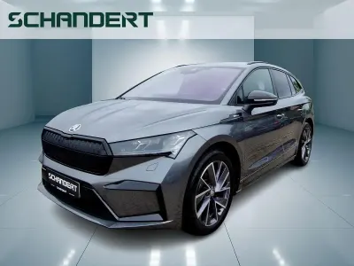 Gebraucht Skoda Enyaq iV SportLine 150 kW (204 PS) 2023 Graphitegrau metallic SUV