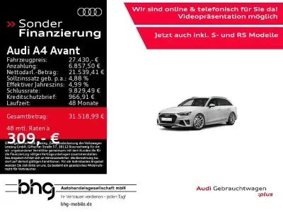 Gebraucht Audi A4 S-Line 163 PS (119 kW) 2024 Weiss Kombi