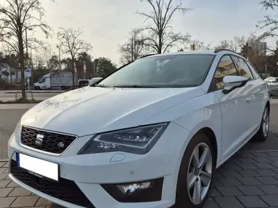 Brugt Seat Leon ST FR 150 HK (110 kW) 2015 Hvid Stationcar