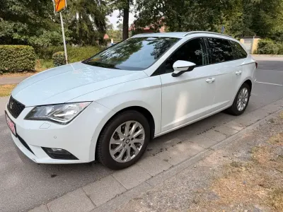 Gebraucht Seat Leon ST Style 125 PS (91 kW) 2014 Weiß Kombi