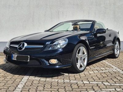 Usata Mercedes SL500 AMG 387 CV (284 kW) 2010 Nero Cabrio