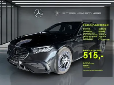 Gebraucht Mercedes E220 AMG 197 PS (144 kW) 2024 Schwarz Limousine