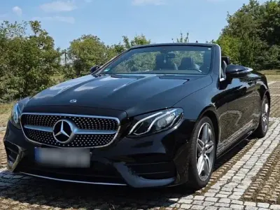 Gebraucht Mercedes E200 AMG line 186 PS (136 kW) 2018 Schwarz Cabrio