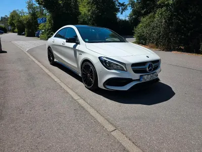 Gebraucht Mercedes CLA45 AMG AMG 381 PS (280 kW) 2017 Weiß Coupé