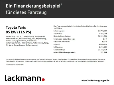 Gebraucht Toyota Yaris Style 116 PS (85 kW) 2021 Kleinwagen