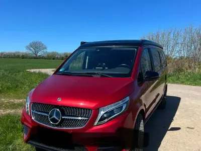 Gebraucht Mercedes V300 Marco Polo 239 PS (175 kW) 2021 Rot Van / Kleinbus