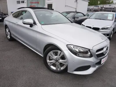 Second-hand Mercedes C180 156 CP (114 kW) 2018 Argintiu Coupe