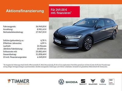 Gebraucht Skoda Superb Selection 150 PS (110 kW) 2025 Graphite grau metallic Kombi