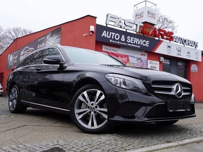 gebraucht Mercedes C300e T de Avantgarde Hybrid Navi Aut. LED AHK!