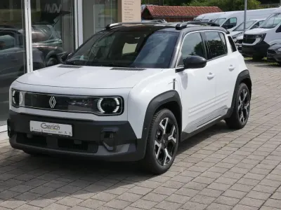 Neu Renault 4 E-Tech Komfort 77 kW (106 PS) 2026 Arktisweiß mit schwarzem dach SUV