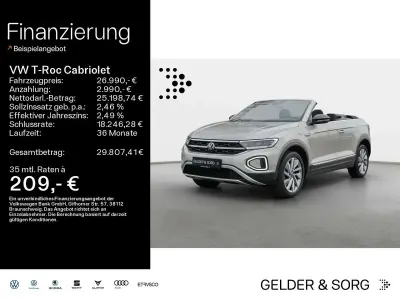 Gebraucht VW T-Roc Move 150 PS (110 kW) 2023 Ivory silver metallic SUV