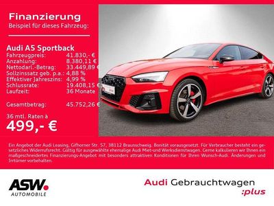 Gebraucht Audi A5 Sportback S-Line 204 PS (150 kW) 2022 Tangorot metallic Kleinwagen