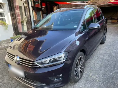 Gebraucht VW Golf Sportsvan LOUNGE 125 PS (91 kW) 2016 Schwarz Van / Kleinbus