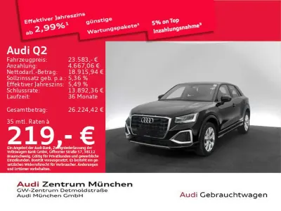Gebraucht Audi Q2 Advanced 150 PS (110 kW) 2023 Schwarz SUV
