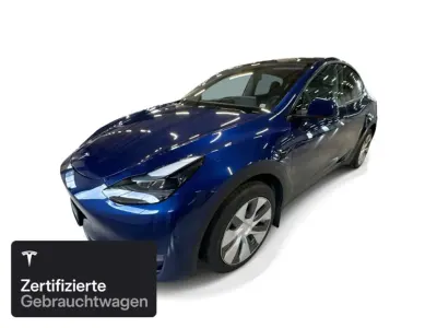 Gebraucht Tesla Model Y Long Range AWD 258 kW (351 PS) 2022 Deep blue metallic SUV