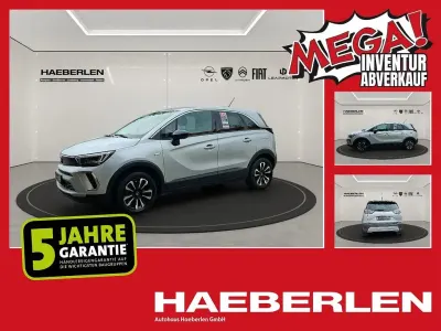 Gebraucht Opel Crossland Elegance 110 PS (80 kW) 2024 Lackierung aluminiumgrau/metallic klarl (metallic) SUV