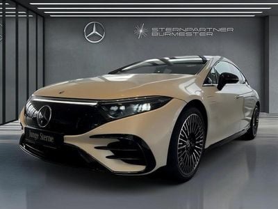 Manufaktur diamantweiß bright Gebraucht 2022 Mercedes EQS450+ AMG Limousine | 60.490 € (Etwas zu teuer)