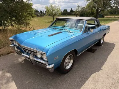 Gebraucht Chevrolet Chevelle 349 PS (256 kW) 1967 Blau Cabrio