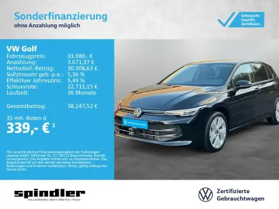 Gebraucht VW Golf VIII 150 PS (110 kW) 2025 Grenadillschwarz metallic Limousine