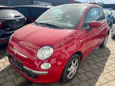 Brugt Fiat 500 Lounge 69 HK (50 kW) 2010 Rød Hatchback