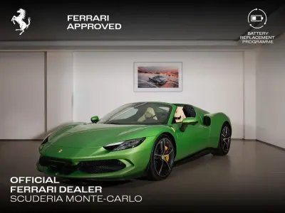 Neu Ferrari 296 2025 Grün Cabrio