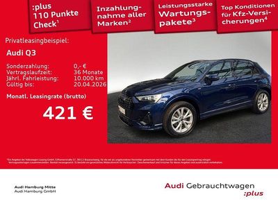 Gebraucht Audi Q3 S-Line 150 PS (110 kW) 2025 Navarrablau metallic SUV